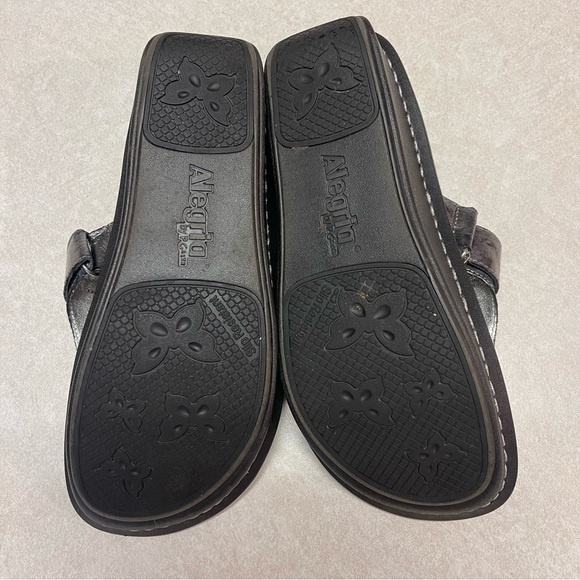 Alegria By Pg Life 'carina' Sandal Women's Size 37 Leather Hook - Picture 7 of 9